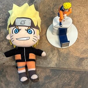 Ninja Hero Plush and Video Game Controller Stand - Yellow and Orange